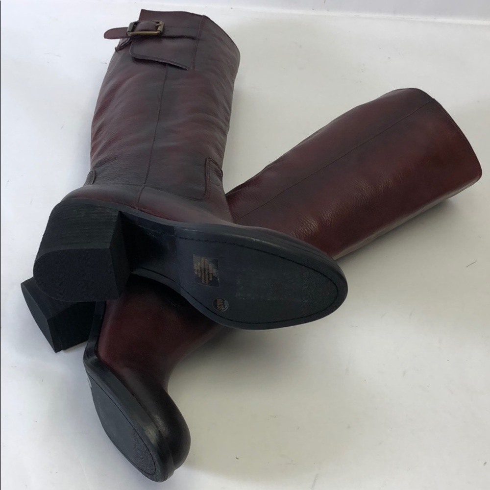 Lucky Brand Leather Dark Brown Boots New 6 - Picture 8 of 8